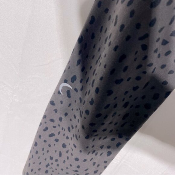 Zyia Grey Black Animal Print High Rise Activewear Joggers 8-10 - Picture 3 of 15